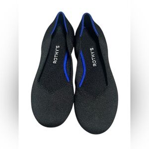 Rothy's Black and Blue Flats